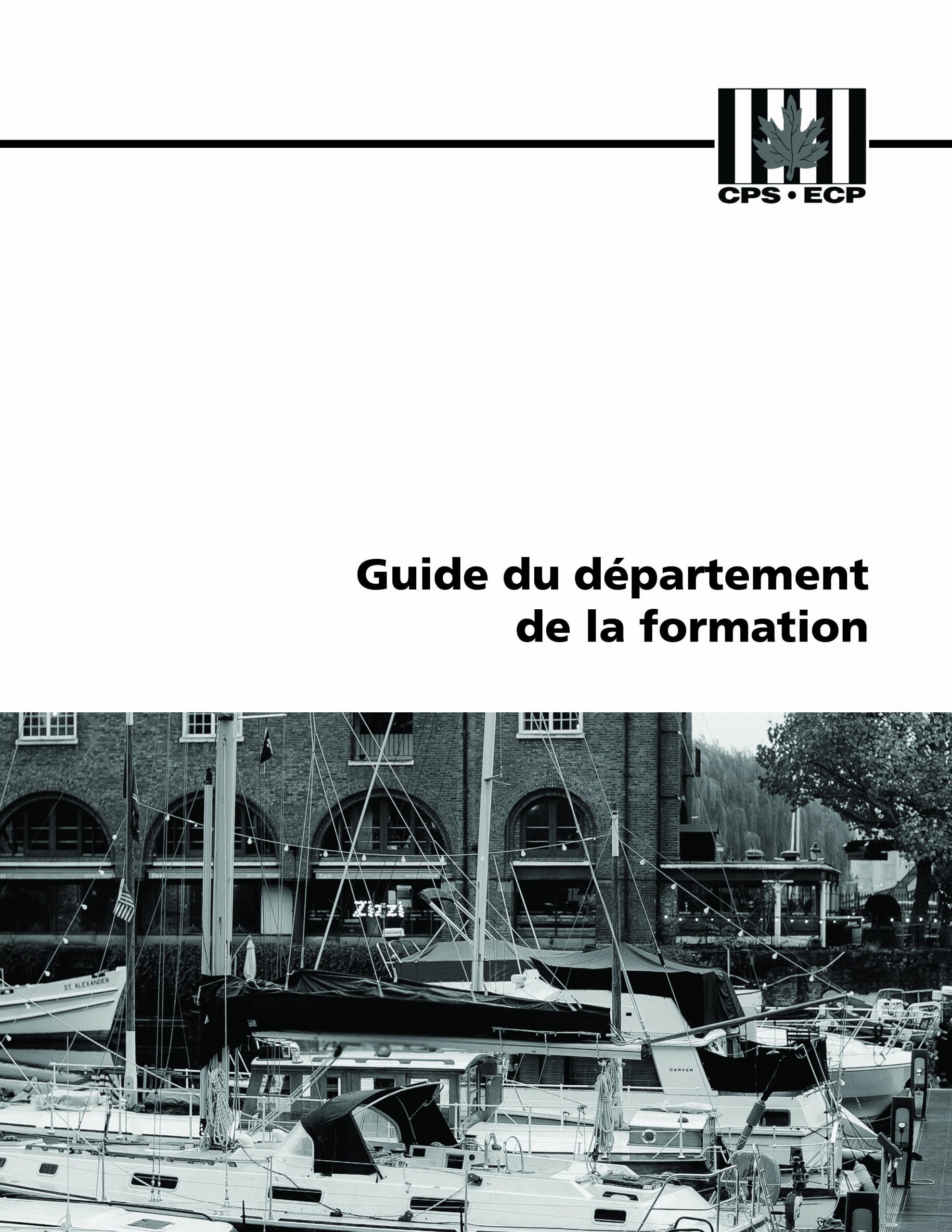 Cover image for Guide du département de la formation